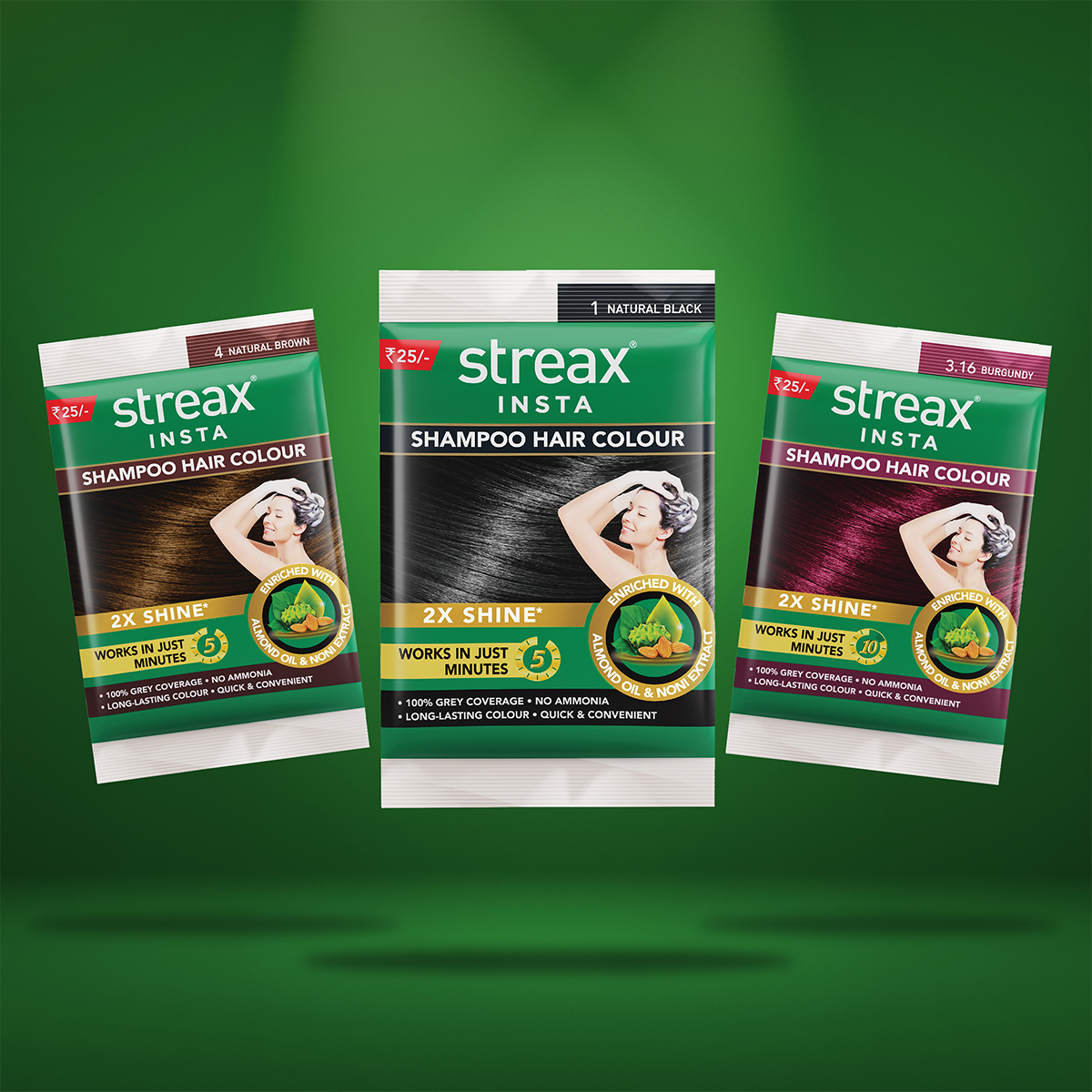 Streax Shampoo Hair Colour