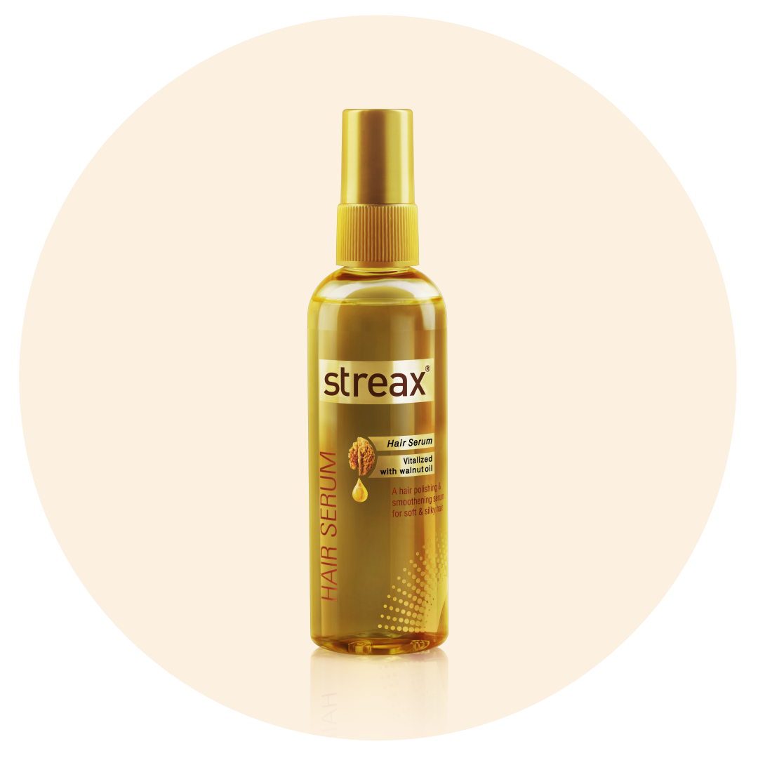 Streax hair top serum for straightening