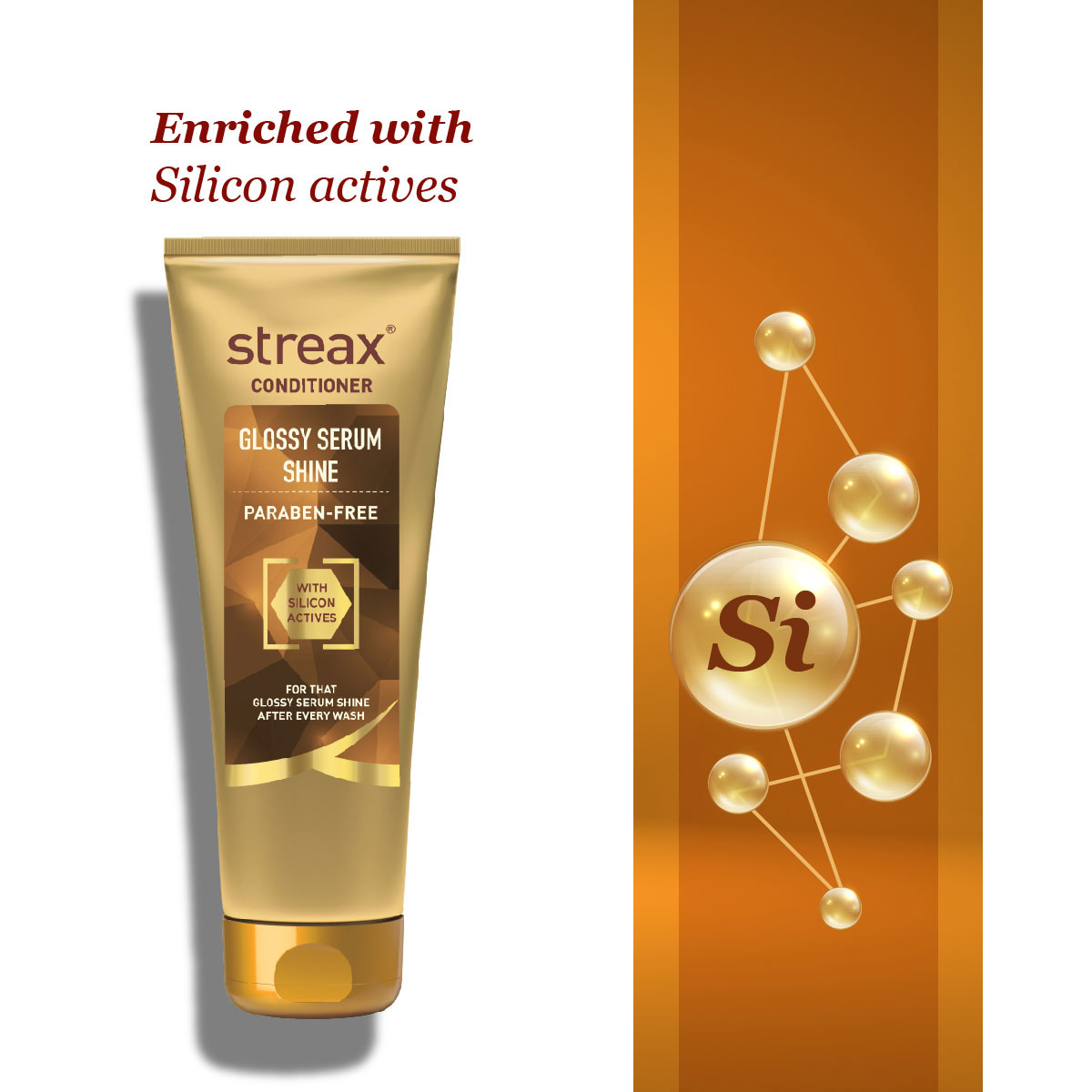 Streax Glossy Shine Serum Conditioner