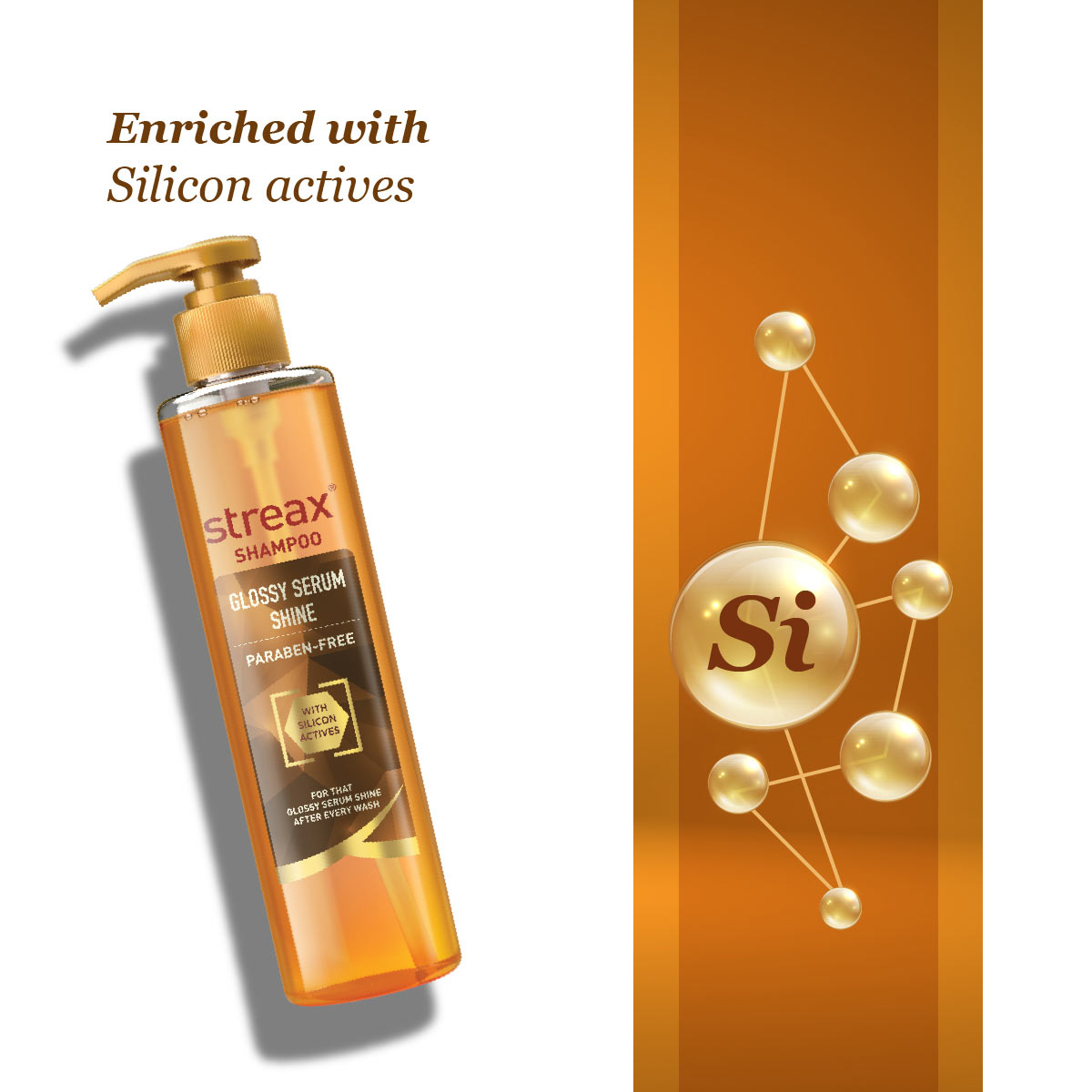 Streax Glossy Shine Serum Shampoo