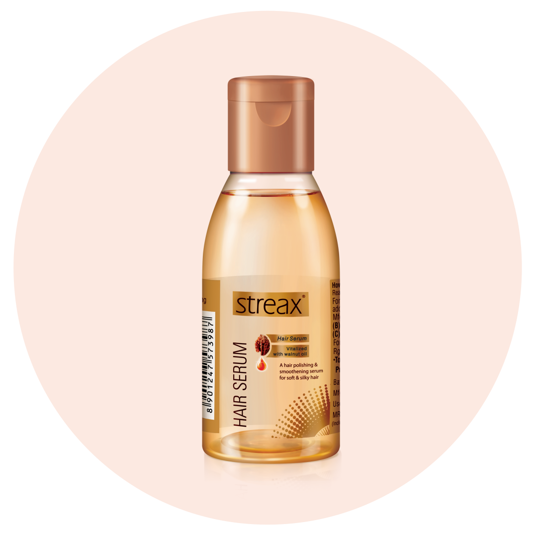 Streax Hair Serum Vitalised with Walnut Oil